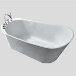 Lightweight Corner 1700 Freestanding Bath Acrylic For Commercial Household