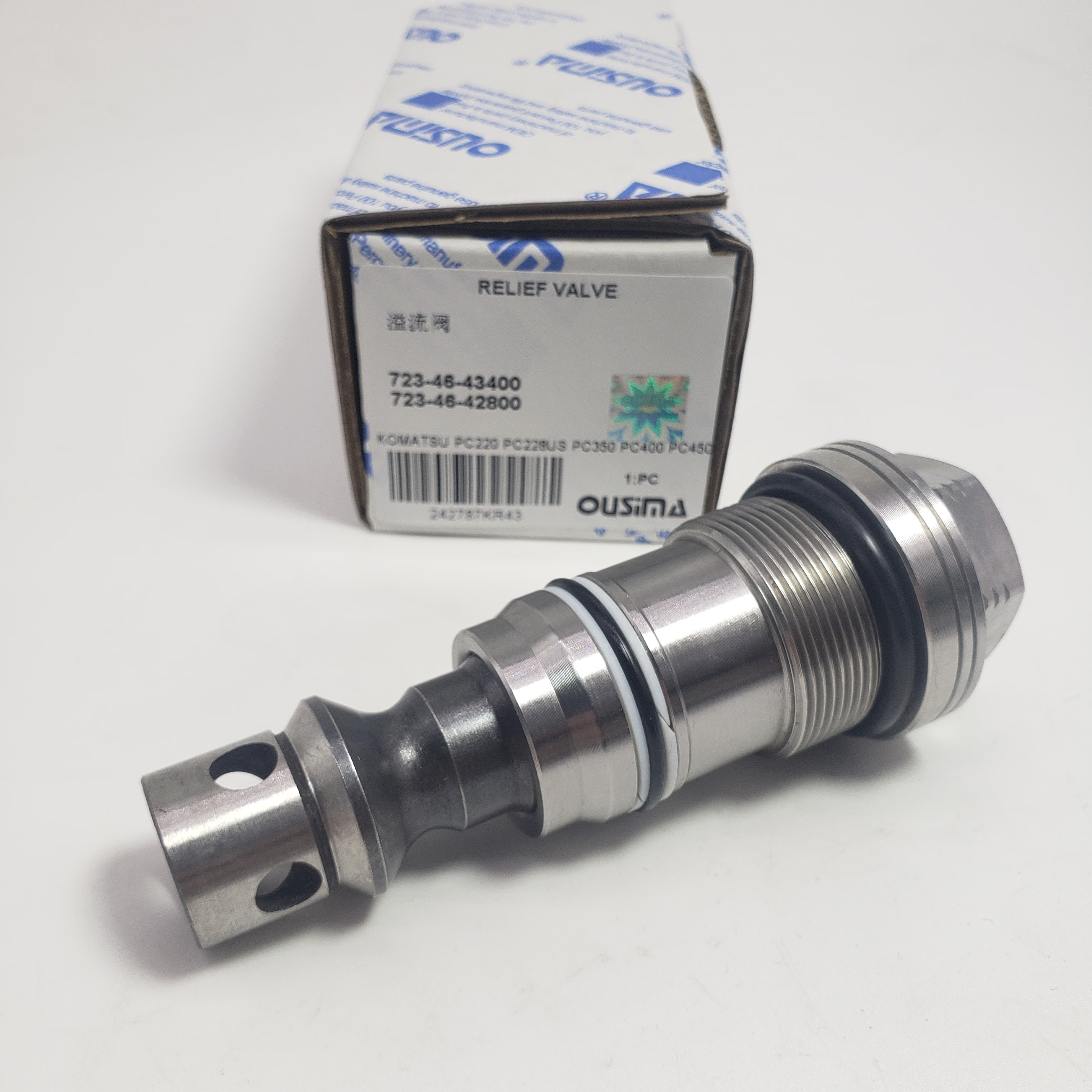 Relief Valve 723-46-43400 723-46-42800 For KOMATSU PC200 PC220 PC400 PC450