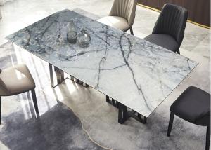 Quality Strong Metal Frame minimalist Hotel Dining Table Set wholesale