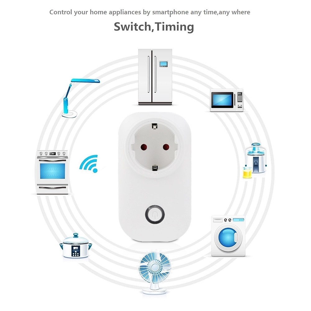 Alexa Wifi Smart Plug Socket Support Smart Configure Net Technology Easy Access Settings