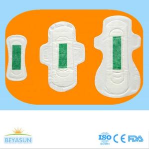 Quality PE Film Backsheet Negative Ion Sanitary Pads OEM For Women wholesale