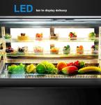 Big Capacity Commercial Cake Showcase Glass Cooler Bakery Display Cabinet