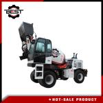 3.5 Cubic Meters Mobile Concrete Mixer Truck , Water Cooled Portable Concrete