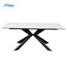 Buy cheap 1800mm Contemporary Bespoke Ceramic Top Dining Table With Metal Legs from wholesalers
