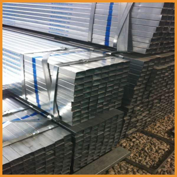 pre galvanized rectangular tube