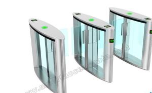Quality Multi-Channel 304 Stainless Steel Slim Swing Gates Electronic Turnstile Speed Gate for Government wholesale