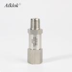 1/4 1/2 3/8 3/4 SS316 High Pressure One Way Check Valve Inlet Male Outlet Female