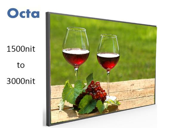 2200 Nit High Brightness LCD Display 47 Inch Waterproof Daylight Readable