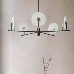 Quality Luxury Marble Chandelier Living Room Black Minimalist Dining Room Erto Chandelier(WH-MI-378) wholesale