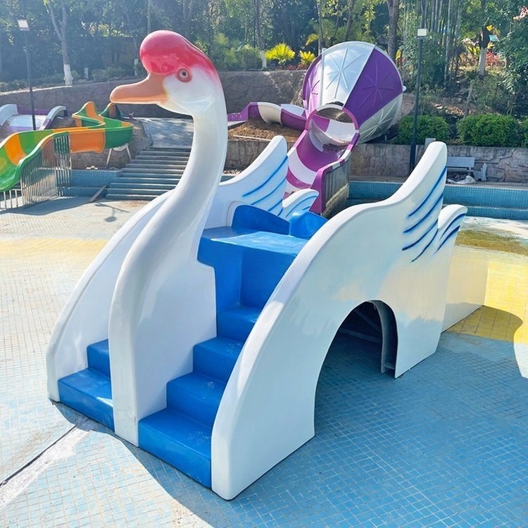 Funny Water Park Slide Fiberglass Children Slide