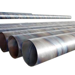 China SCH10 Anti Abrasion Spiral Steel Tube ASTM A252 Spiral Metal Pipe on sale