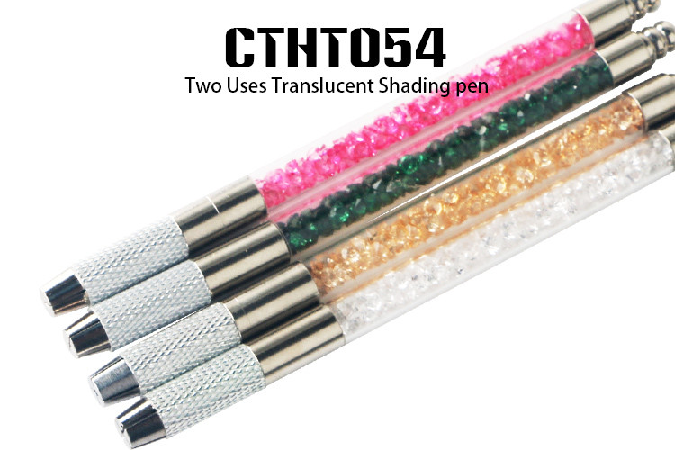Rhinestone Decorated Manual Tattoo Pen Tattoo Eyebrow Pen