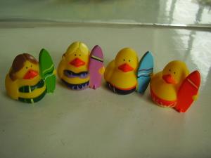 Quality OEM Mini Yellow Personalised Rubber Bath Ducks For Baby Shower Favors wholesale