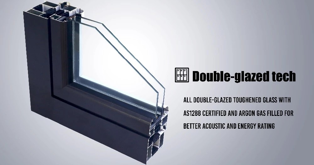 Fluorocarbon TS8384 2mm Folding Sliding Glass Doors