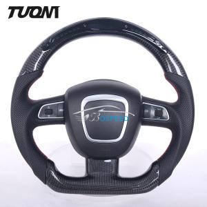 Quality Plain Weave Audi Carbon Fiber Steering Wheel Customizable wholesale