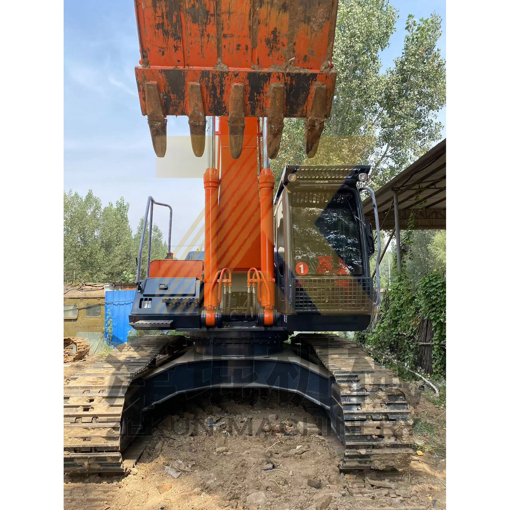 Operating Weight 20 Ton Used Hitachi ZX200-3G Excavator with Multifunctional Features