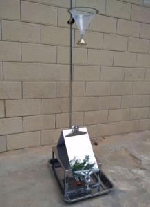 Quality AATCC42 Fabric Impact Penetration Tester with 610mm Cone Height 335x285x1080mm wholesale