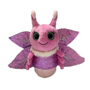 Quality Purple Fluorescent Fabric LED Plush Toy Fireflies/ Butterflies 20Cm wholesale