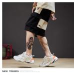 Straight Wide Leg Men Streetwear Shorts Polo Cargo Shorts