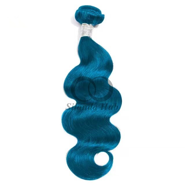 Green Body Wave Remy Human Hair Bundles Sew In Weave Bundles Brazilian Bundle Deals