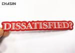 Slogan Clothing Embroidery Patches Polyester Fabric Letter Laser - Cutting