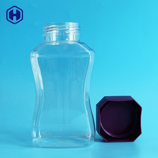 BPA Free Food Grade Plastic Jars 800ML Nontoxic Odorless Fully Airtight
