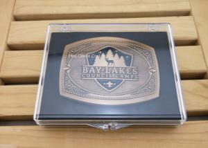 Quality Brass Die Struck Customized Antique Gold Metal Buckle / Fashionable Belt Buckles For Men wholesale
