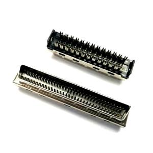 China Half Pitch SCSI DB 50P Male Piercing Connector For Cable on sale