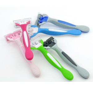 Quality Wholesale Eco Friendly Shaving Razors Rubber Handle Six Blades Disposable Razor wholesale