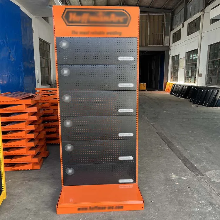 Shanghai Xingye Shelf Co customized color size gondolas racks shelves blue display rack shop shelves