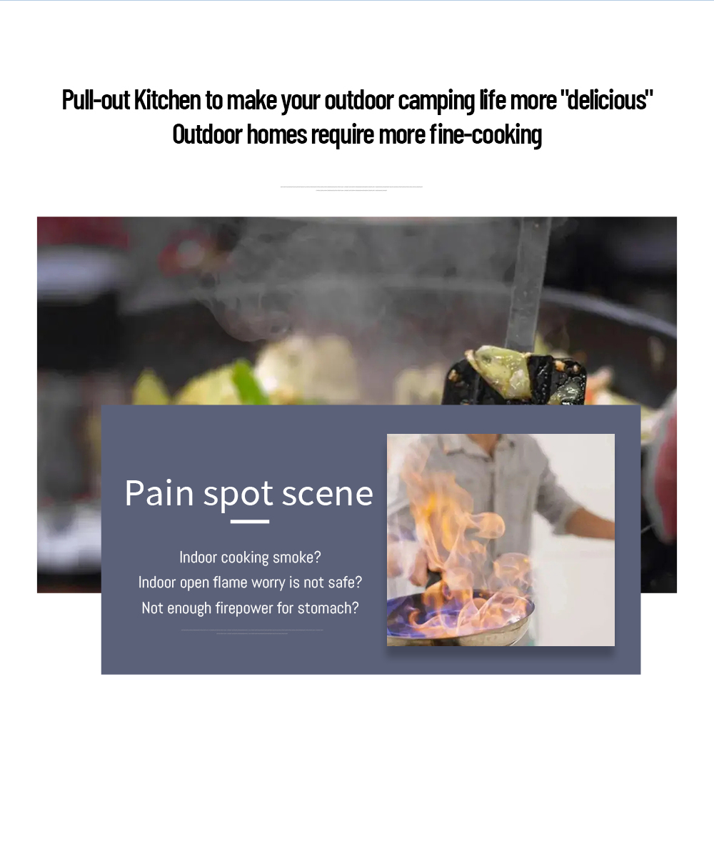 JP Boat Caravan Campervan Motorhome RV Stainless Steel Pull Out Gas Stove Burner Cooker with Intergrated Sink and Faucet
