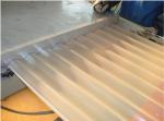 PVC PP Plastic Board Extrusion Line Round Waves Corrugated Roofing Sheet
