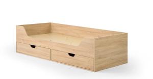 Quality modern single bed pine wood wholesale