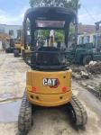 used mini excavator cat301.7 with rubber track/second hand mini excavator cat301