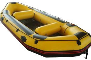 Quality Yellow Small PVC / Hypalon Rafting Inflatable Drift Boat For Summer wholesale