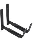 Black Powder Coated Retractable Plant Hanger Suitable for Indoor and Outdoor