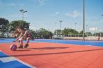 Waterproof Interlocking Basketball Court Indoor Sports Flooring