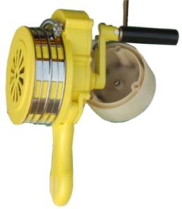 Quality LK-100P ABS siren, ABS material hand operated siren, aluminum alloy siren wholesale