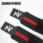 45cm Wrist Wraps Fitness Polyeste 8cm Support Gym Custom Weightlifting Straps