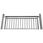 Outdoor Balcony Electrostatic Wrought Iron Guardrail Fence Railing Galvanised