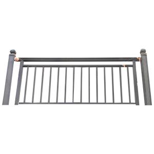 Quality Outdoor Balcony Electrostatic Wrought Iron Guardrail Fence Railing Galvanised Steel wholesale
