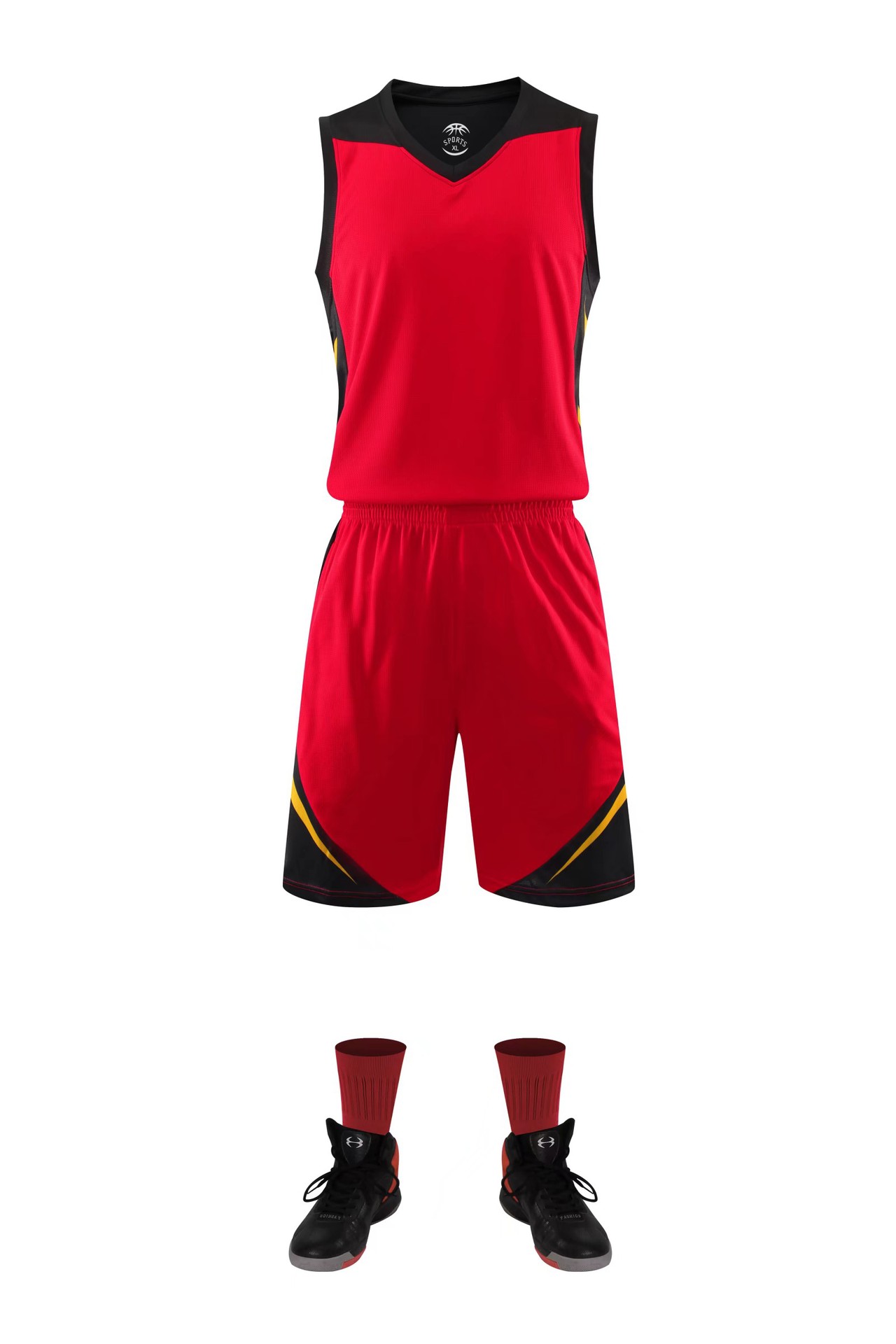Cutting shell soft fabric quick dye custom logo printing of mens basketball uniforms
