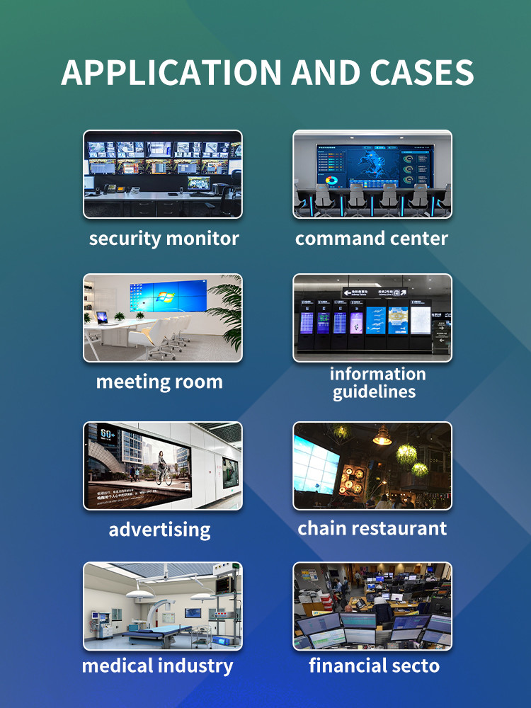 2x2 2X6 6X2 4K 8K TV Video Wall Processor 4K60 TV Video Wall Controller 3X3
