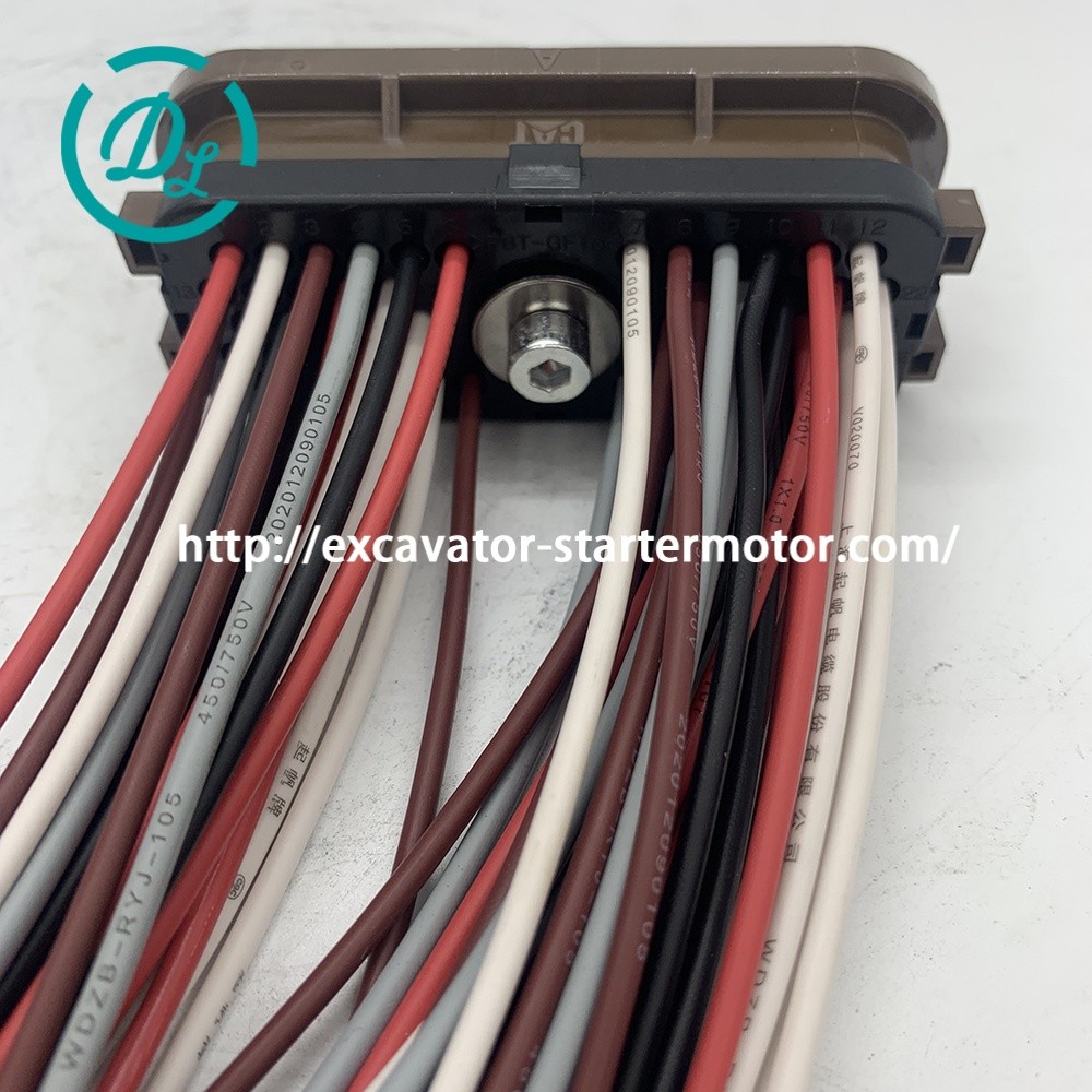153-2630 163-6637 ECM Controller Plug Excavator Spare Parts 54 Pin