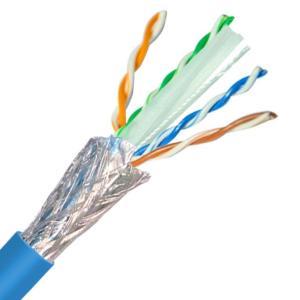 Quality SFTP Bare Copper Network Cat6 Shielded Cable 305m PVC PE LSZH Jacket wholesale
