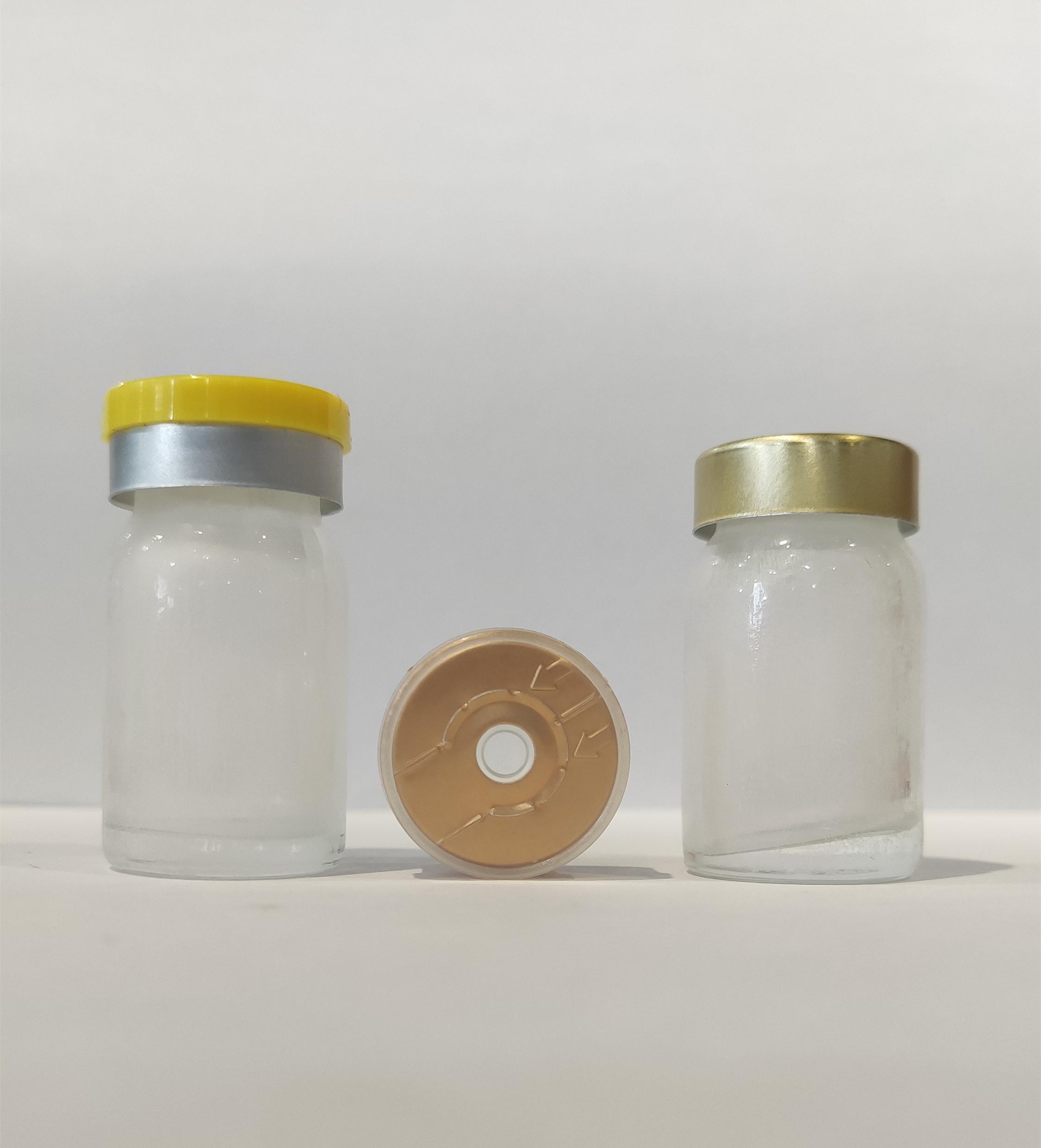 15ml Glass Vials Hot Stamping Surface Handling For Medicine Bottles Base Material Glass