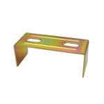 nylon guide roller bracket NRB02, material: steel, color: yellow zinc plating