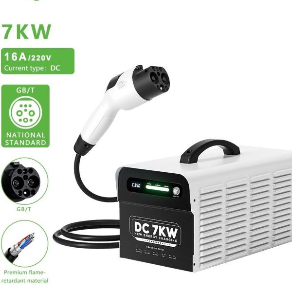 GBT/CHAdeMO/TESLA Standard 7KW Electric Vehicle DC Charger with Overvoltage