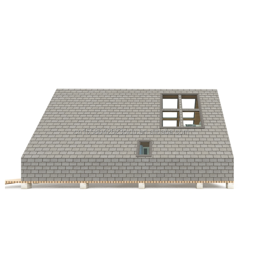 EU Bathroom Living Room Wooden Triangle Container with Sandwich Panel Door and Galvanized Steel Square Tubes Structure