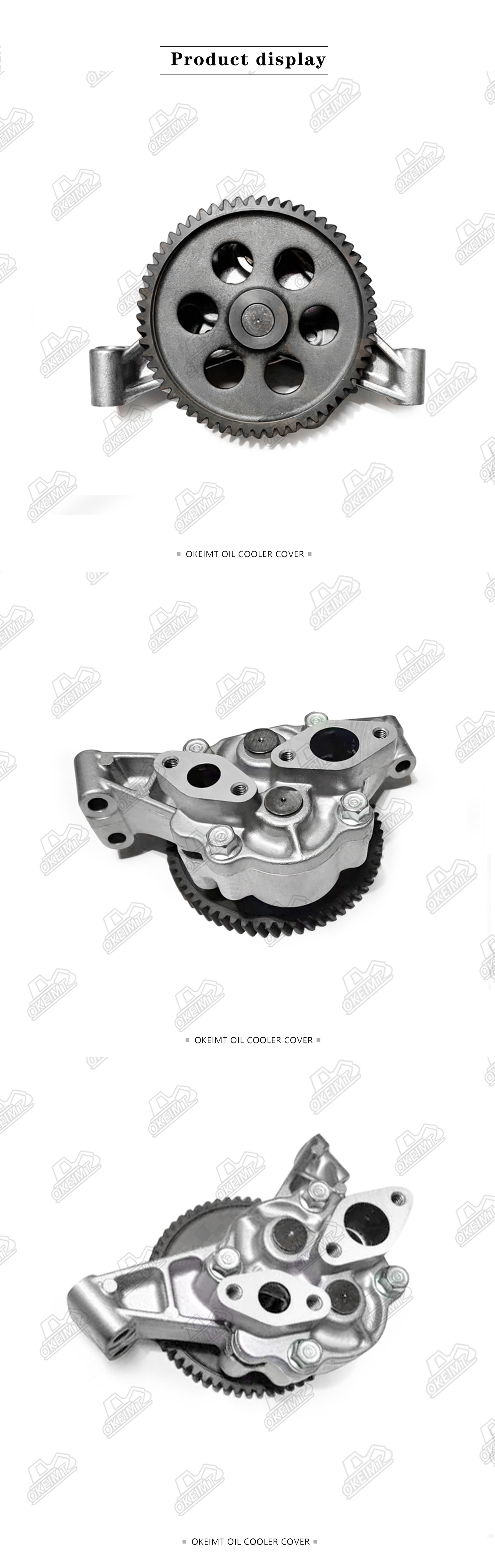 ME074345 6D16T FUSO Engine Auto Oil Pump For Mitsubishi With 59 Teeth